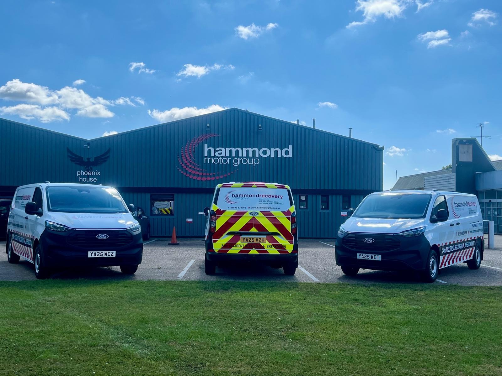 Fleet refresh for our Recovery Service vans.