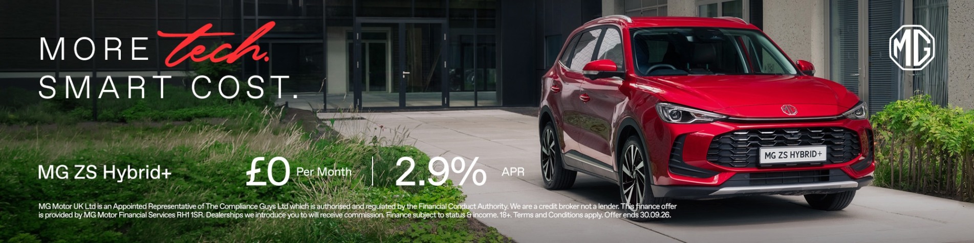 MG ZS Hybrid Q3 Banner